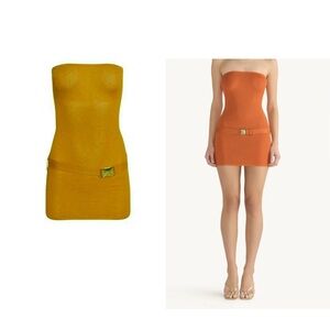 Asta Resort Gisele Mini Dress Gold